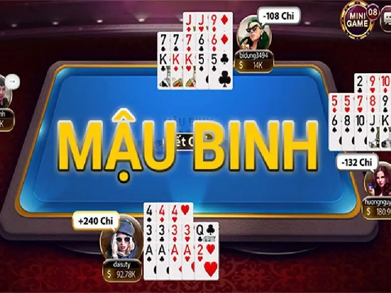 Cách chơi bài Mậu Binh tại nhà cái 33win